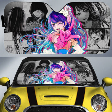 Ai Hoshino Car Sunshade Custom Anime Car Accessories - Gearcarcover - 1