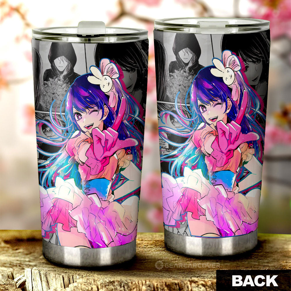 Ai Hoshino Tumbler Cup Custom Anime Car Accessories - Gearcarcover - 2