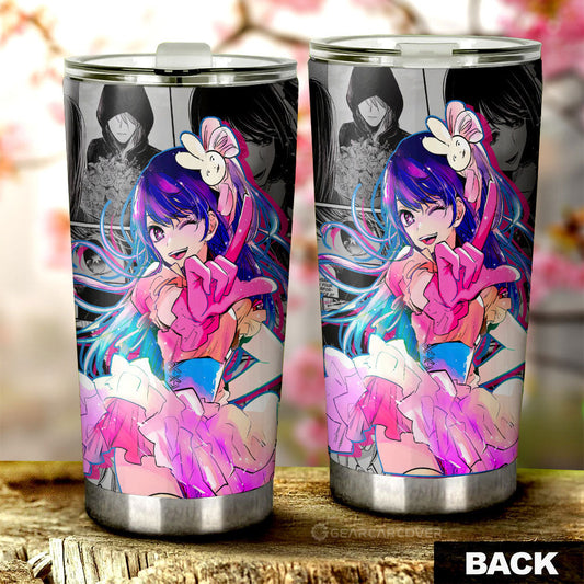 Ai Hoshino Tumbler Cup Custom Anime Car Accessories - Gearcarcover - 2