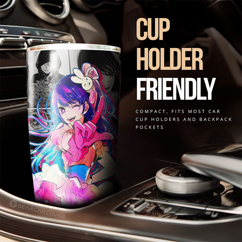 Ai Hoshino Tumbler Cup Custom Anime Car Accessories - Gearcarcover - 3