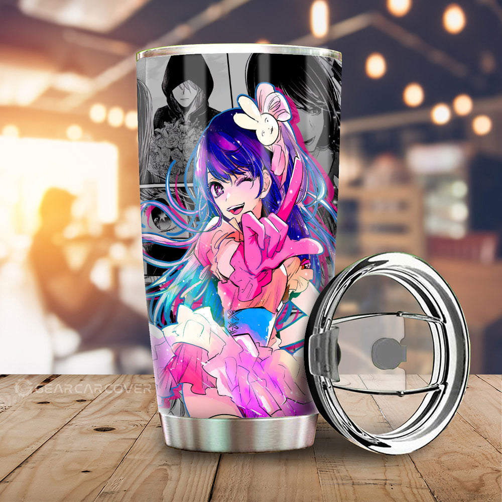 Ai Hoshino Tumbler Cup Custom Anime Car Accessories - Gearcarcover - 1