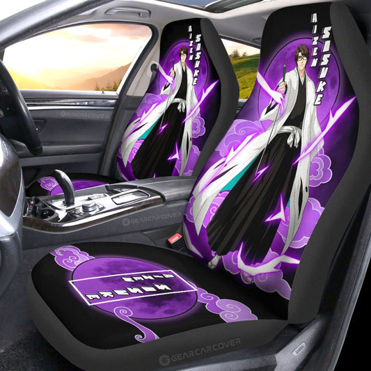 Aizen Sosuke Car Seat Covers Custom Bleach Car Interior Accessories - Gearcarcover - 2