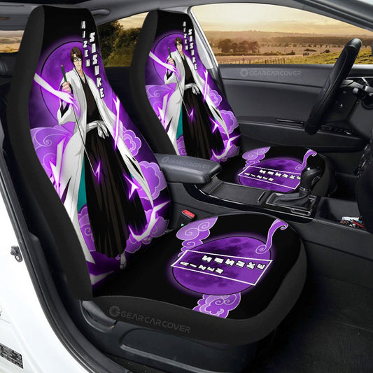 Aizen Sosuke Car Seat Covers Custom Bleach Car Interior Accessories - Gearcarcover - 1