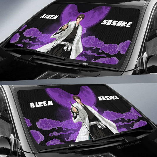 Aizen Sosuke Car Sunshade Custom Anime Bleach Car Accessories - Gearcarcover - 2