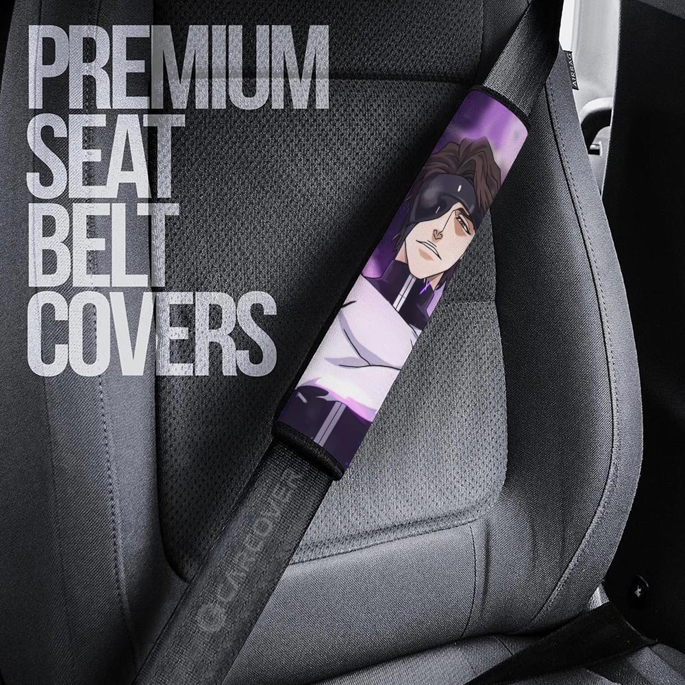 Aizen Sosuke Seat Belt Covers Custom Bleach Car Accessories - Gearcarcover - 2