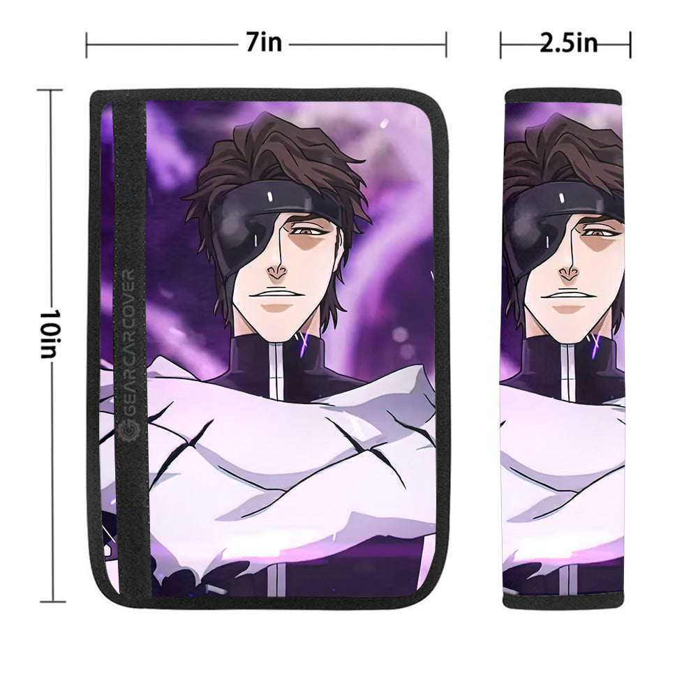 Aizen Sosuke Seat Belt Covers Custom Bleach Car Accessories - Gearcarcover - 1