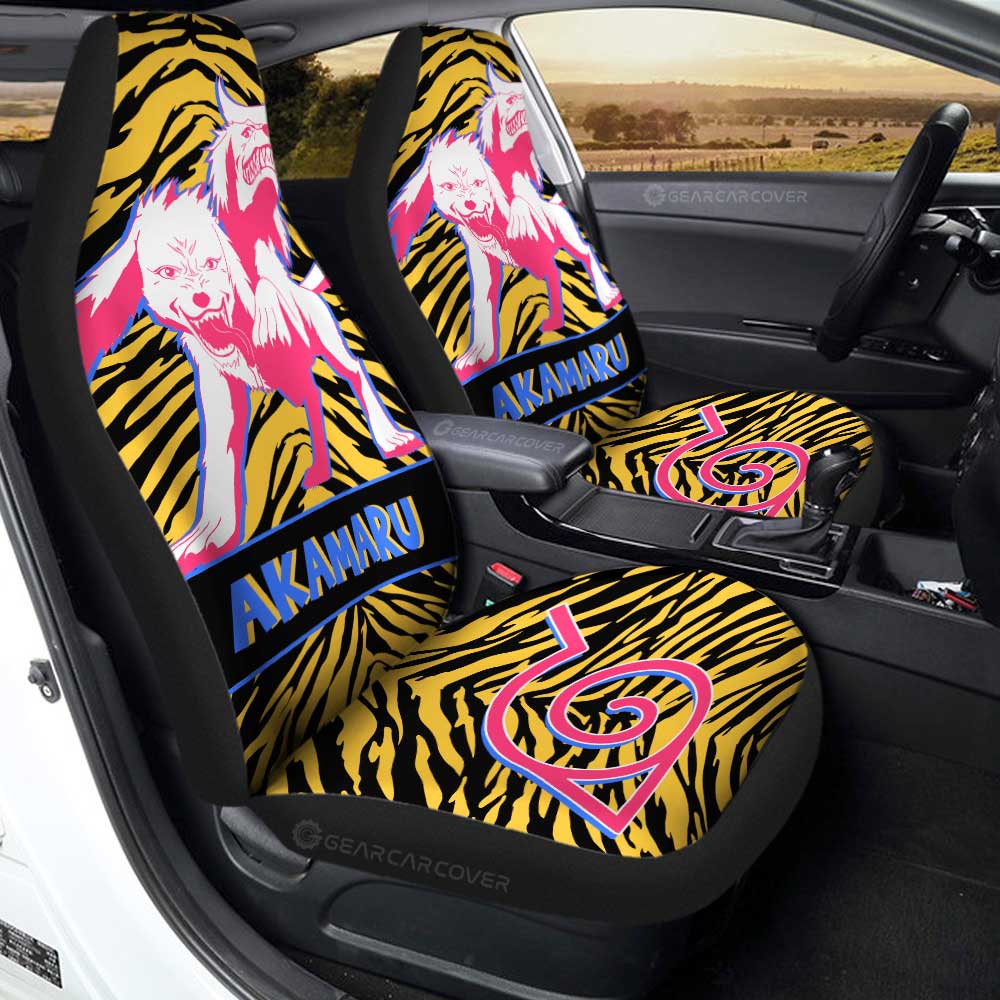 Akamaru Car Seat Covers Custom - Gearcarcover - 3