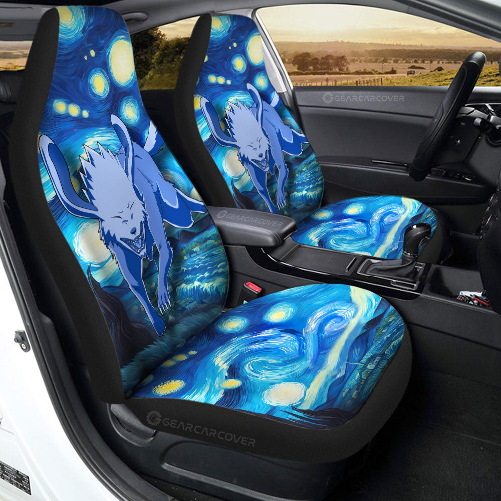 Akamaru Car Seat Covers Custom Starry Night Styles - Gearcarcover - 2