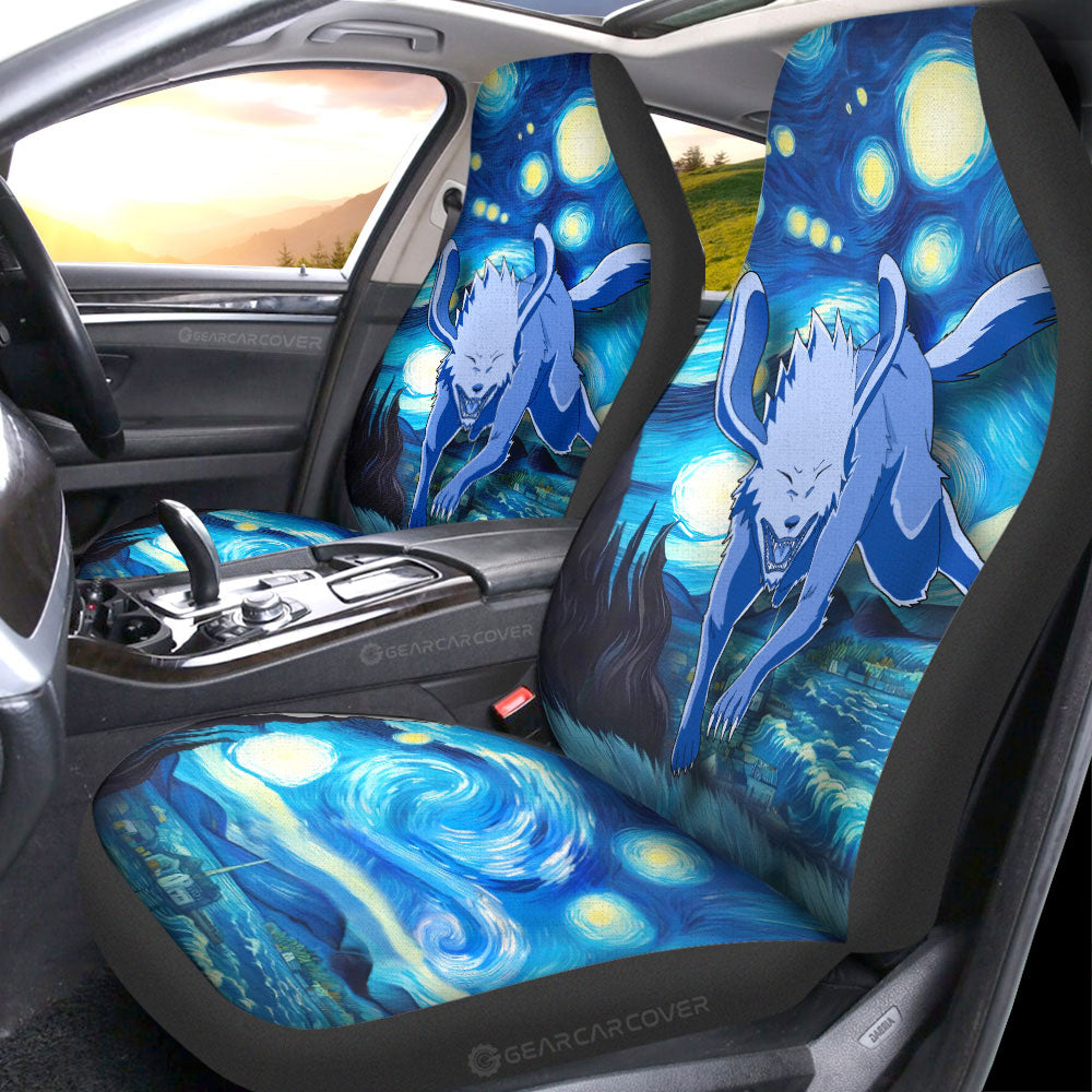 Akamaru Car Seat Covers Custom Starry Night Styles - Gearcarcover - 1