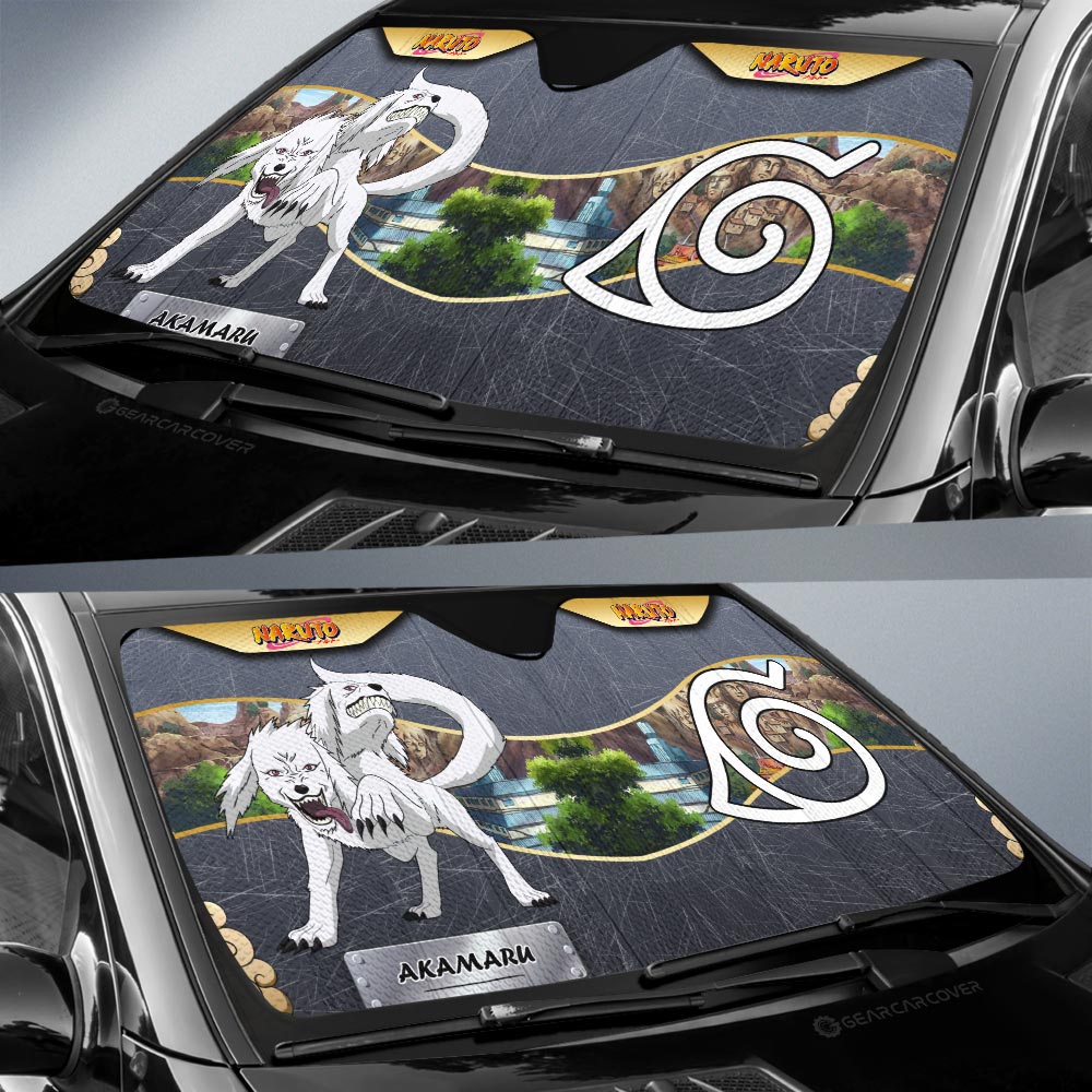 Akamaru Car Sunshade Custom Car Interior Accessories - Gearcarcover - 3