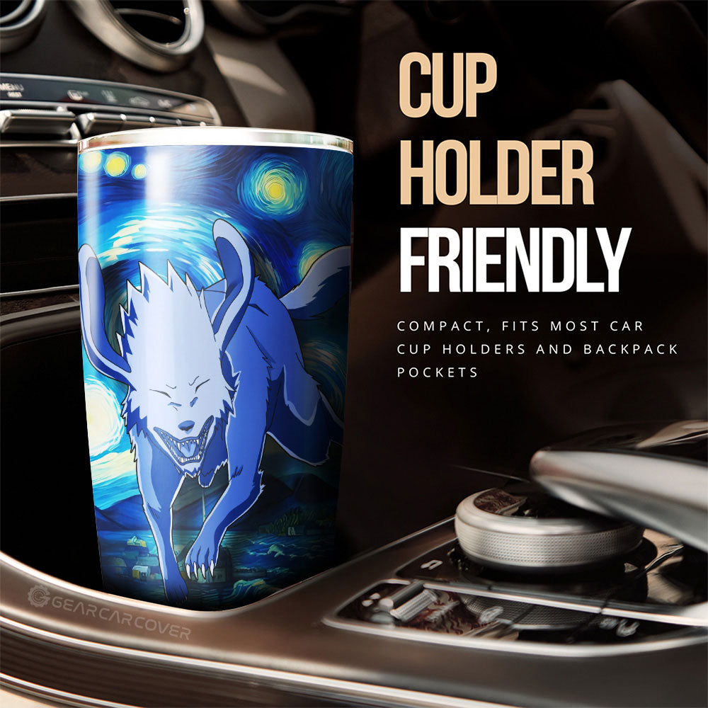 Akamaru Tumbler Cup Custom Starry Night Styles - Gearcarcover - 3