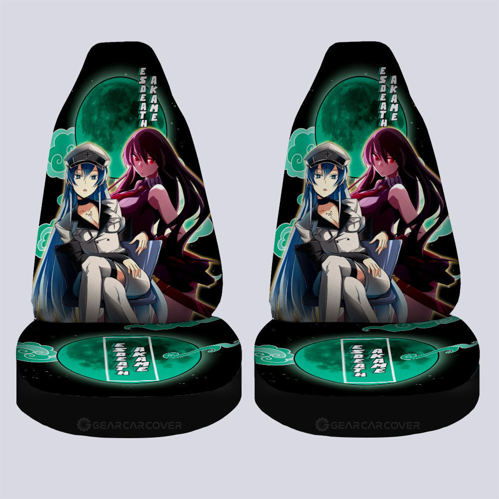 Akame And Esdeath Car Seat Covers Custom - Gearcarcover - 4