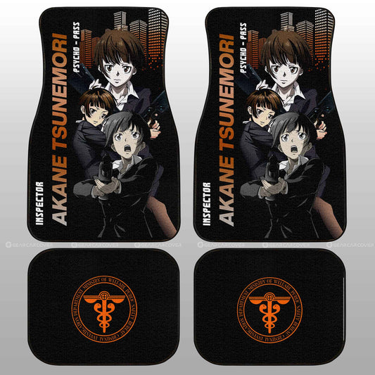 Akane Tsunemori Car Floor Mats Custom Psycho-Pass Car Accessories - Gearcarcover - 2
