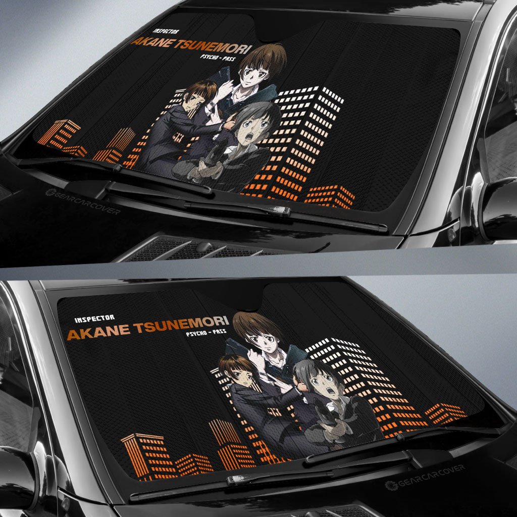 Akane Tsunemori Car Sunshade Custom Psycho-Pass Car Accessories - Gearcarcover - 1