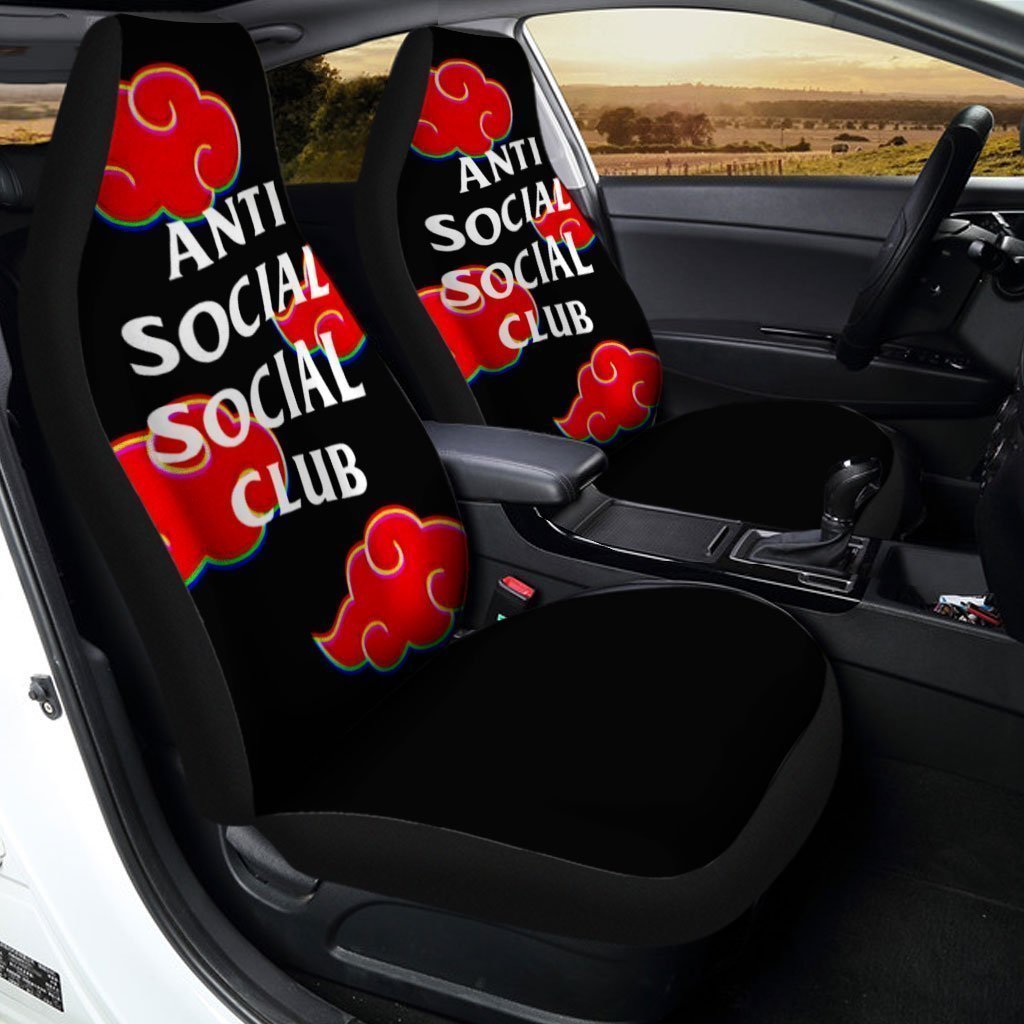 Akatsuki Anti Social Car Seat Covers Custom Car Accessories - Gearcarcover - 2