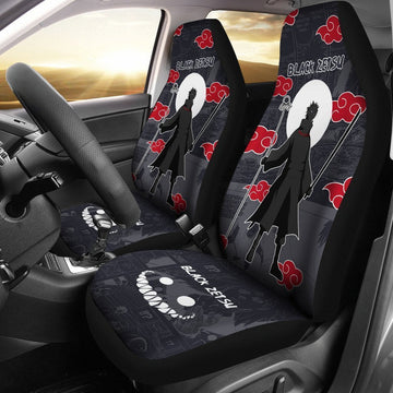 Akatsuki Black Zetsu Car Seat Covers Custom Anime Car Interior Accessories - Gearcarcover - 1
