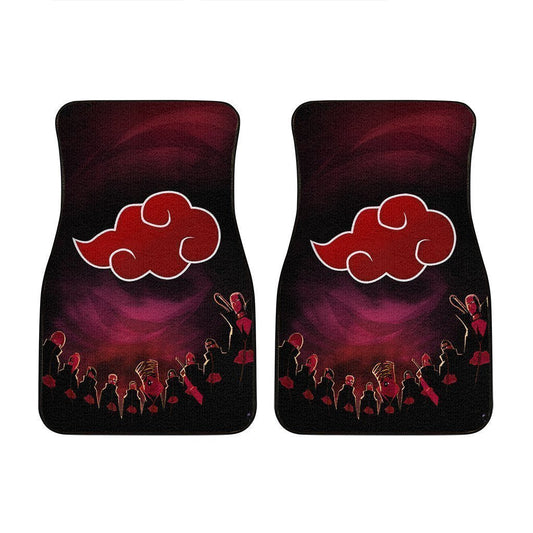 Akatsuki Clan Car Floor Mats Custom Anime Car Interior Accessories - Gearcarcover - 2