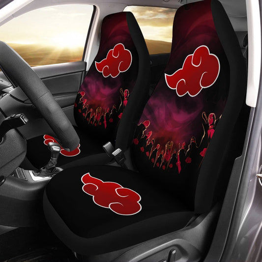 Akatsuki Clan Car Seat Covers Custom Anime Car Accessories - Gearcarcover - 2