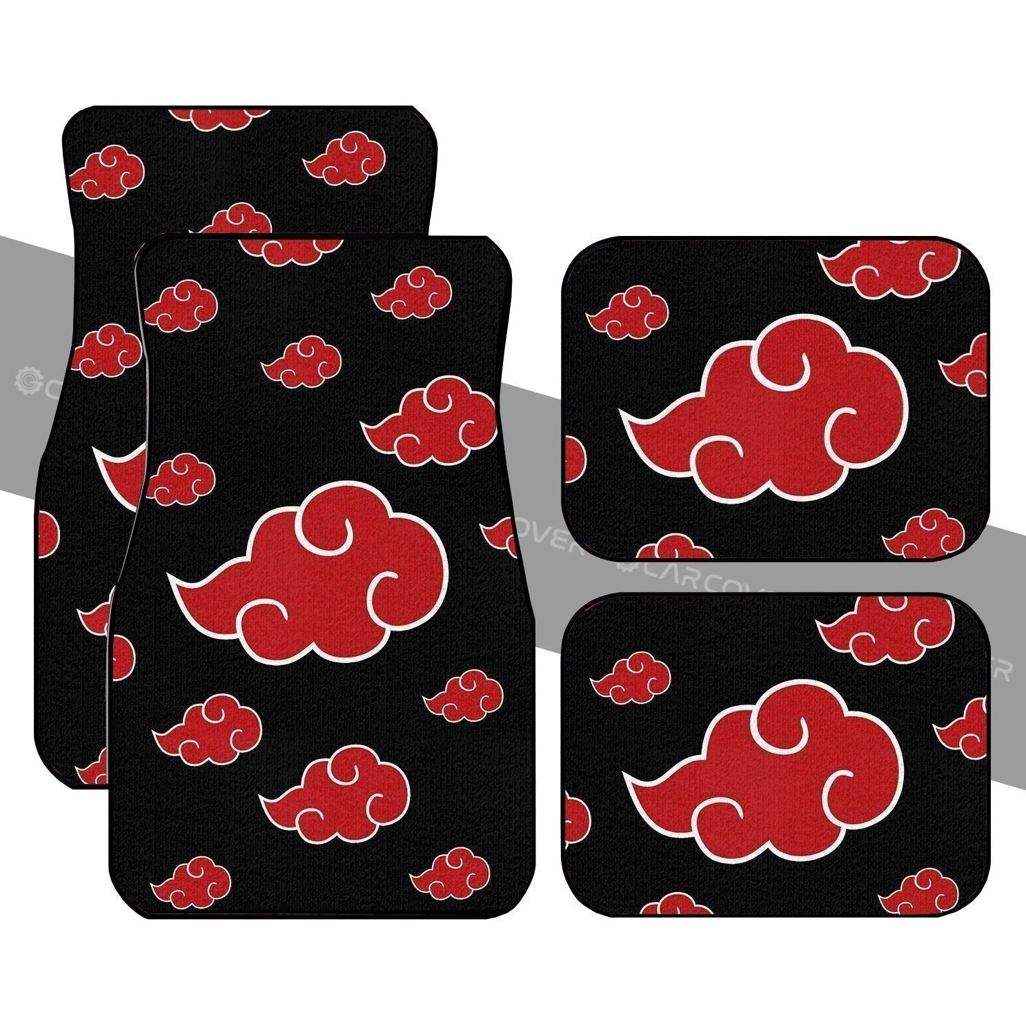 Akatsuki Cloud Car Floor Mats Custom Akatsuki Car Accessories - Gearcarcover - 1