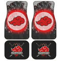 Akatsuki Cloud Car Floor Mats Custom Anime Car Interior Accessories - Gearcarcover - 1