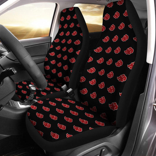 Akatsuki Cloud Car Seat Covers Custom Anime Car Accessories - Gearcarcover - 2