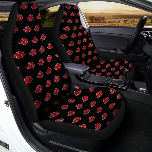 Akatsuki Cloud Car Seat Covers Custom Anime Car Accessories - Gearcarcover - 1