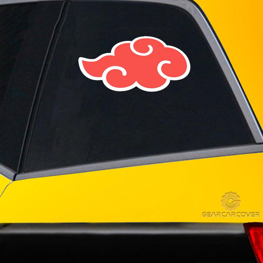 Akatsuki Cloud Car Sticker Custom Anime Car Accessories - Gearcarcover - 2