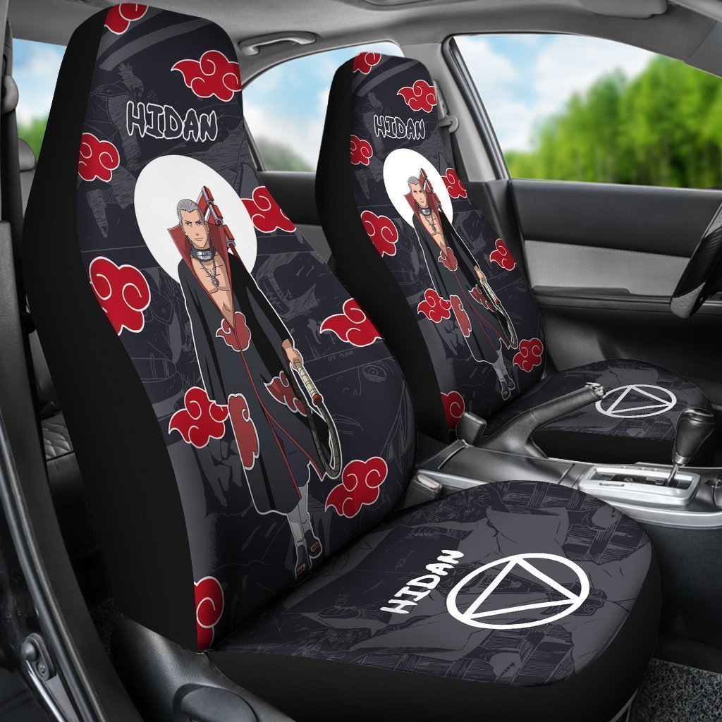 Akatsuki Hidan Car Seat Covers Custom Anime Car Accessories - Gearcarcover - 3