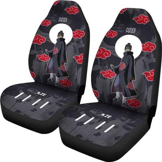 Akatsuki Kie Car Seat Covers Custom Anime Car Accessories - Gearcarcover - 2