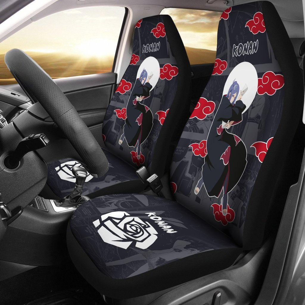 Akatsuki Konan Car Seat Covers Custom Anime Car Accessories - Gearcarcover - 1