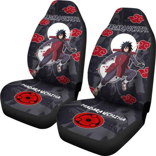 Akatsuki Madara Car Seat Covers Custom Anime Car Accessories - Gearcarcover - 2