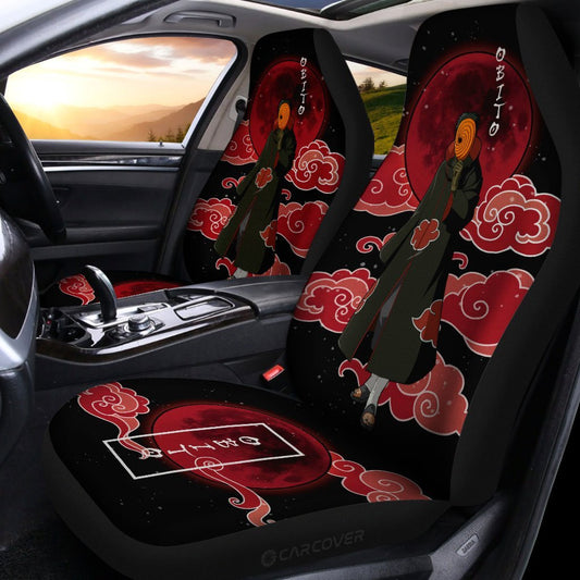 Akatsuki Obito Car Seat Covers Custom Anime Car Accessories - Gearcarcover - 2