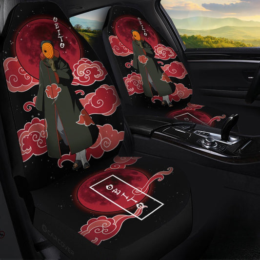 Akatsuki Obito Car Seat Covers Custom Anime Car Accessories - Gearcarcover - 1