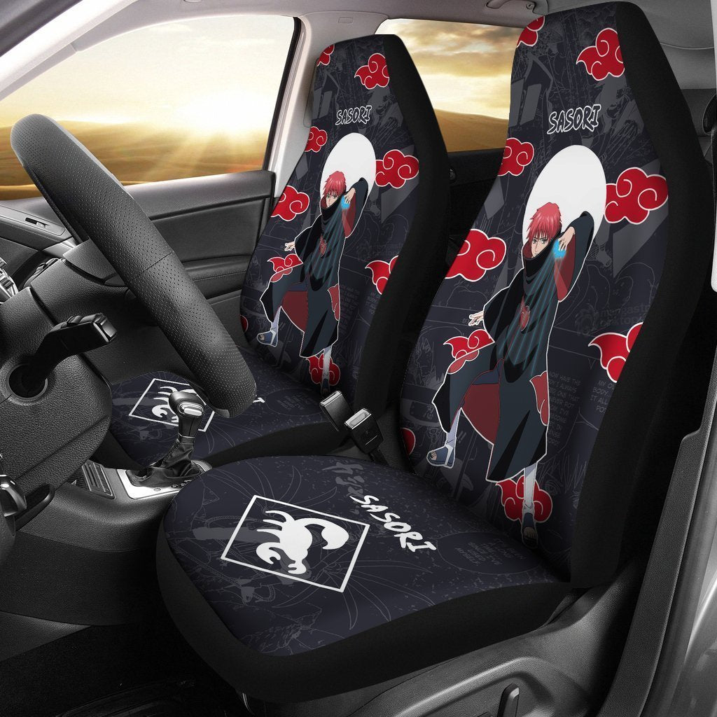 Akatsuki Sasori Car Seat Covers Custom Anime Car Accessories - Gearcarcover - 1