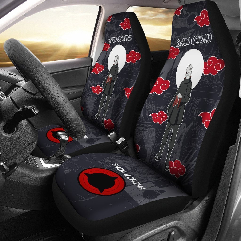 Akatsuki Shin Car Seat Covers Custom Anime Car Accessories - Gearcarcover - 1