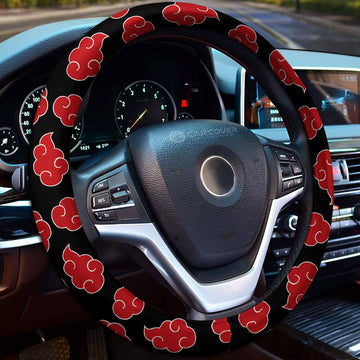 Akatsuki Steering Wheel Cover Custom Anime Car Accessories - Gearcarcover - 1