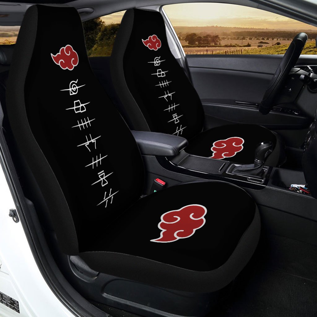 Akatsuki Village Car Seat Covers Custom Anime Car Accessories - Gearcarcover - 3