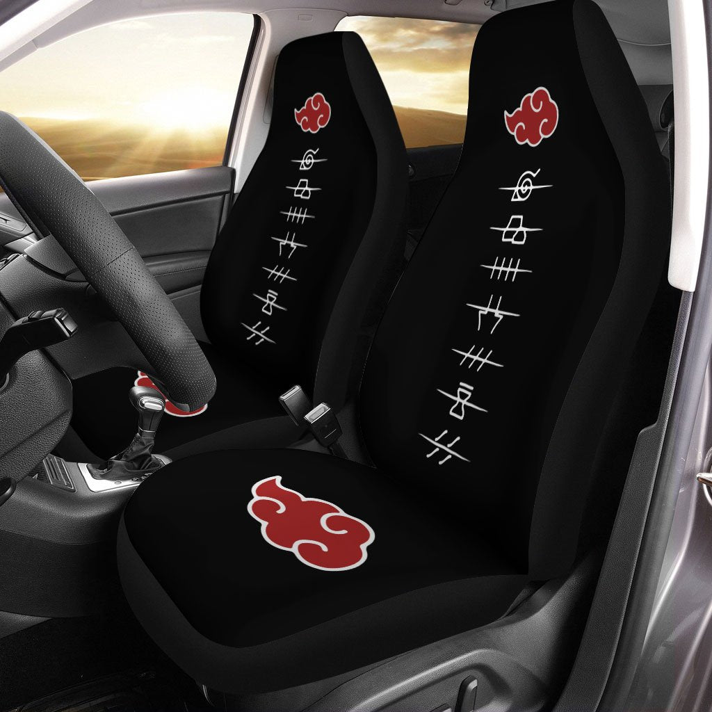 Akatsuki Village Car Seat Covers Custom Anime Car Accessories - Gearcarcover - 1