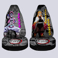 Akaza And Rengoku Car Seat Covers Custom Mix Mangas - Gearcarcover - 4