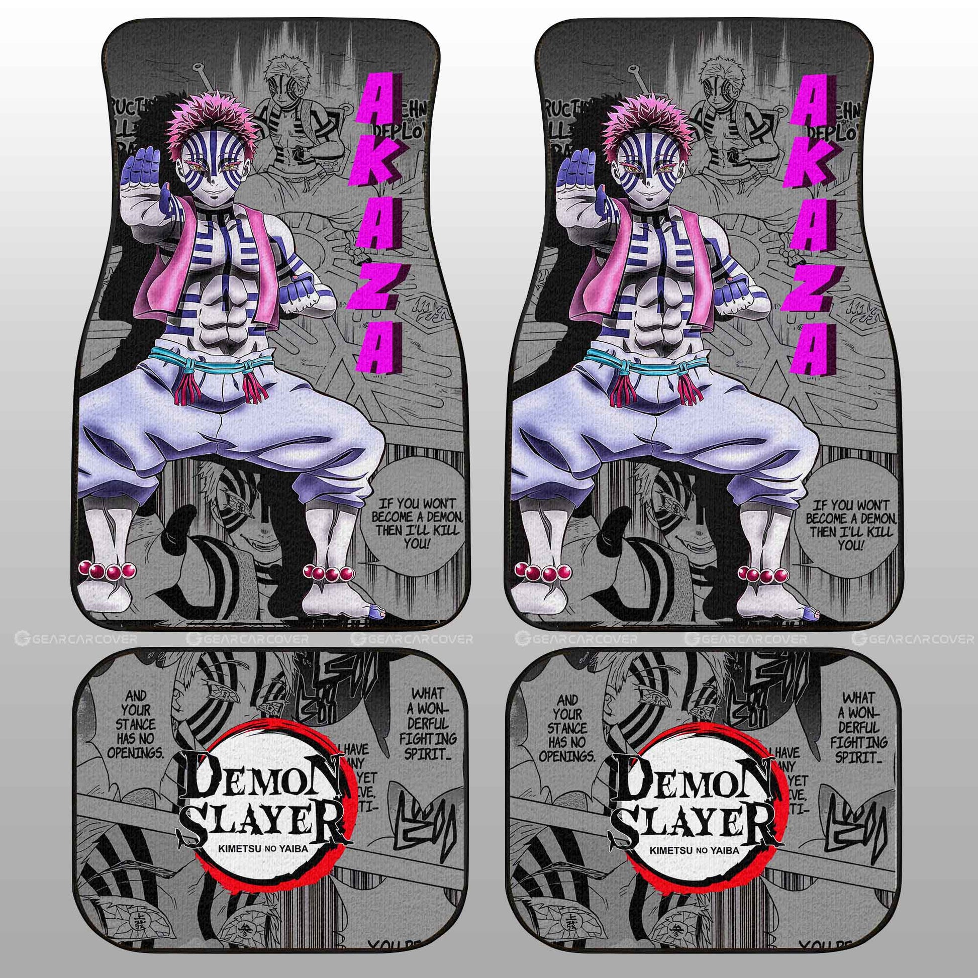Akaza Car Floor Mats Custom Mix Mangas - Gearcarcover - 2
