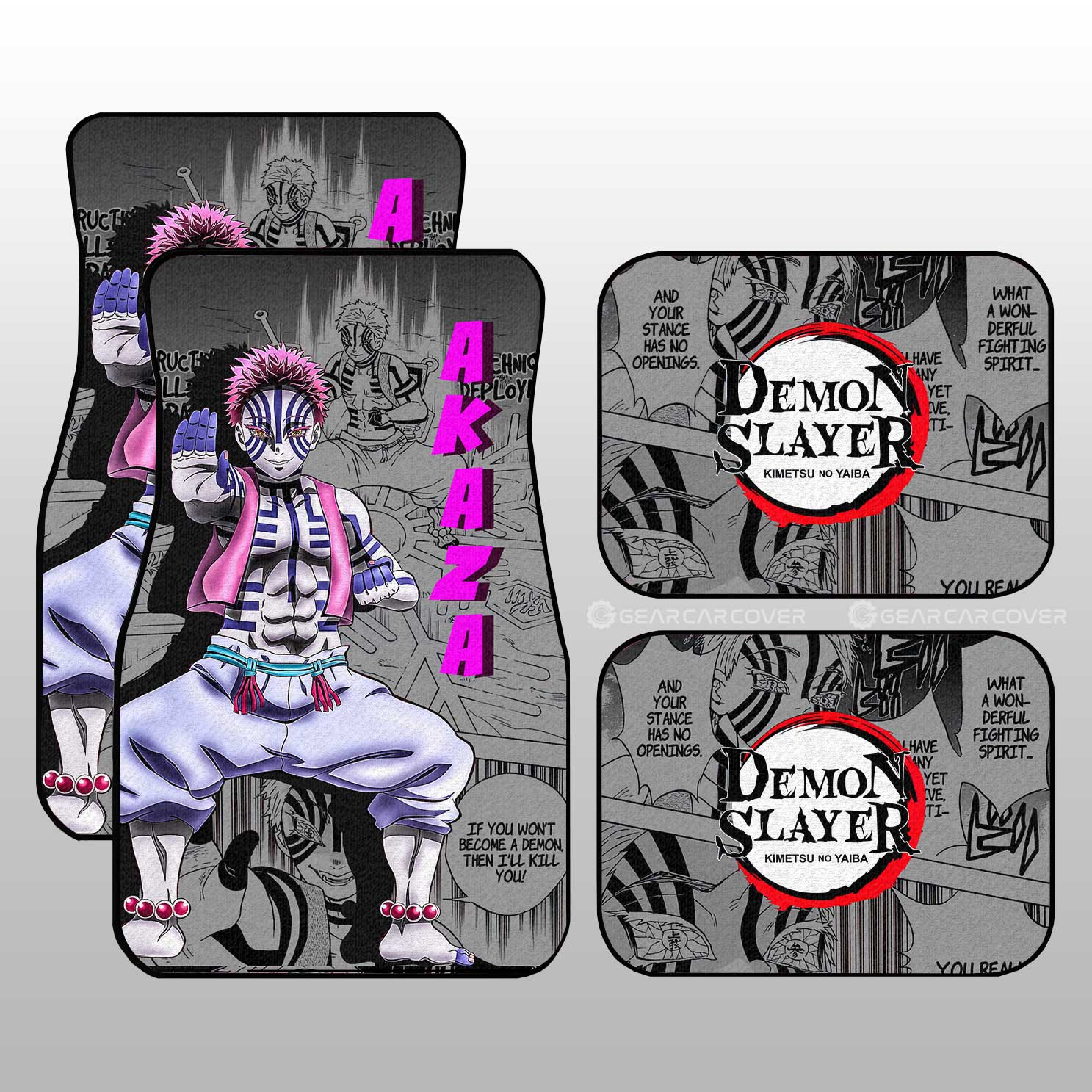 Akaza Car Floor Mats Custom Mix Mangas - Gearcarcover - 1