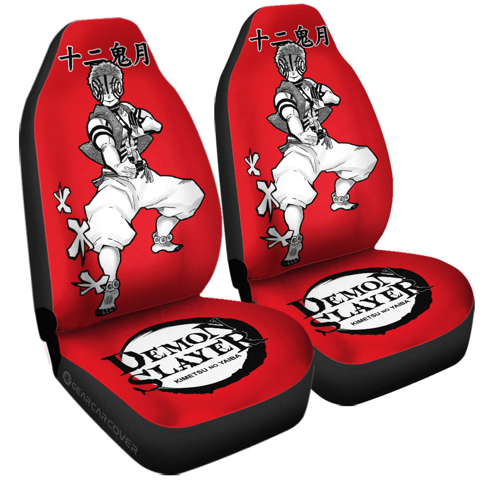 Akaza Car Seat Covers Custom Car Accessories Manga Style For Fans - Gearcarcover - 3