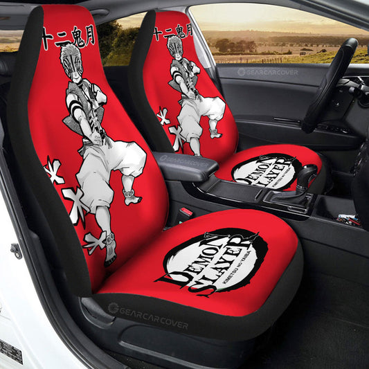 Akaza Car Seat Covers Custom Car Accessories Manga Style For Fans - Gearcarcover - 1