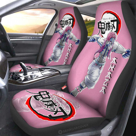 Akaza Car Seat Covers Custom Demon Slayer Anime Car Accessories - Gearcarcover - 1