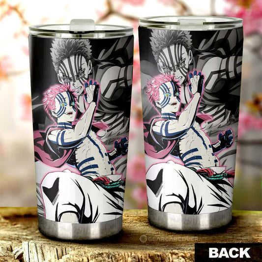 Akaza Tumbler Cup Custom Demon Slayer Anime Car Accessories - Gearcarcover - 2