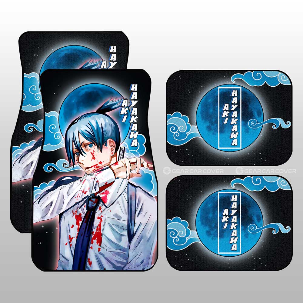 Aki Hayakawa Car Floor Mats Custom - Gearcarcover - 1