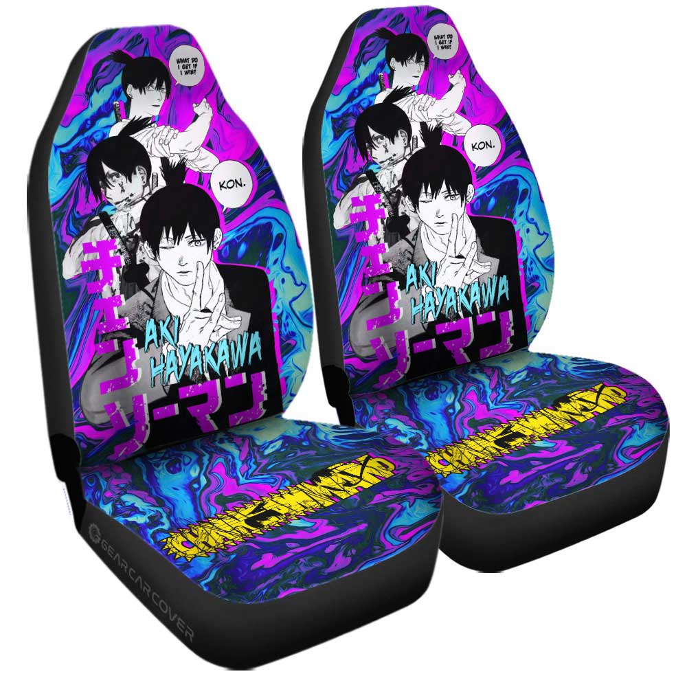 Aki Hayakawa Car Seat Covers Custom - Gearcarcover - 3