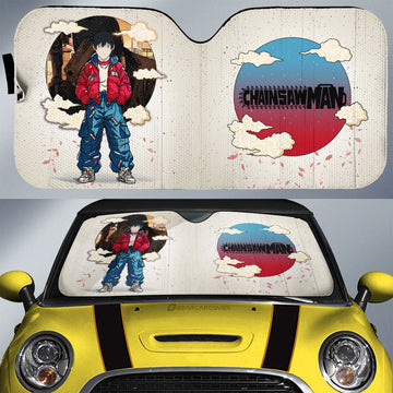 Aki Hayakawa Car Sunshade Anime Collection - Gearcarcover - 1