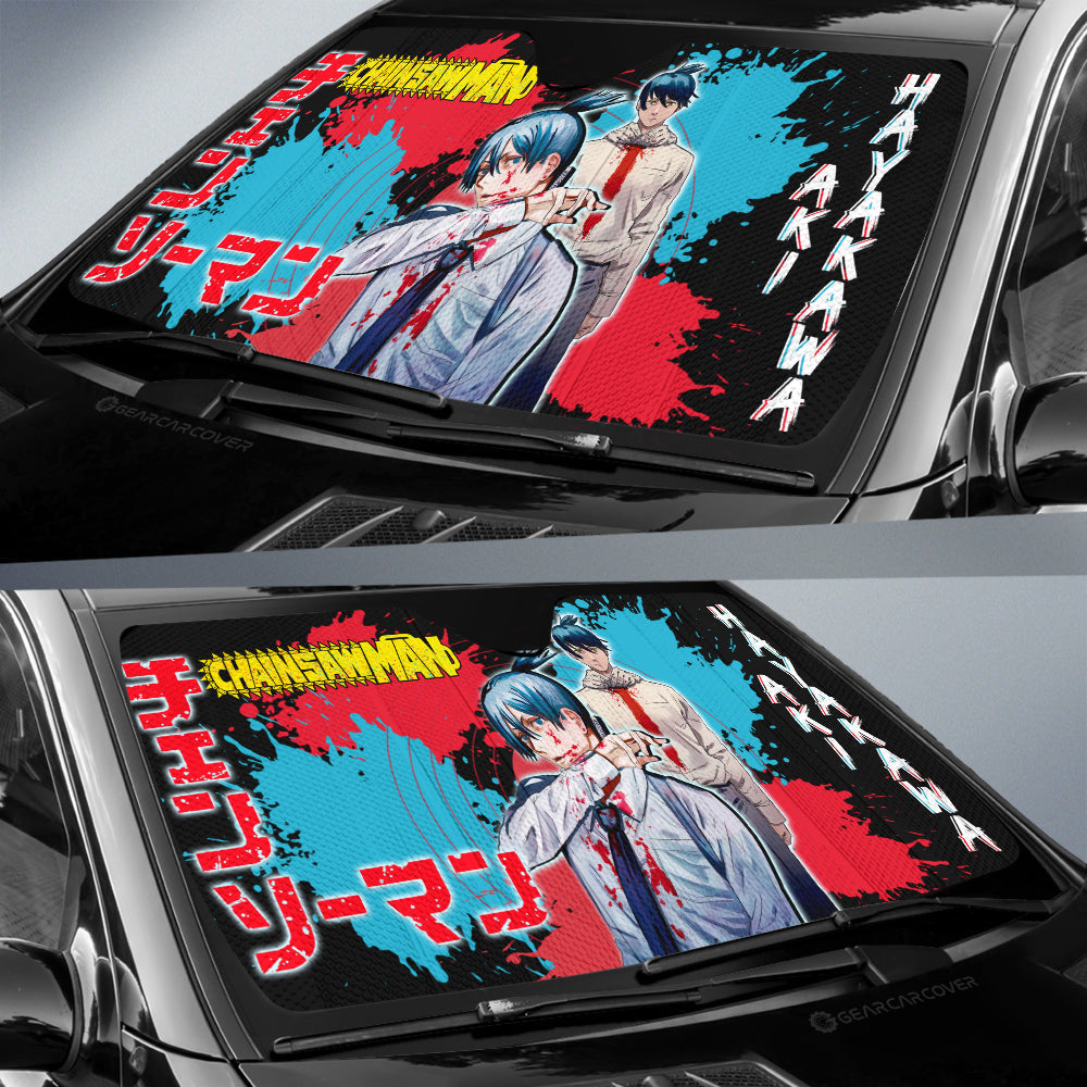 Aki Hayakawa Car Sunshade Custom Car Accessories - Gearcarcover - 2