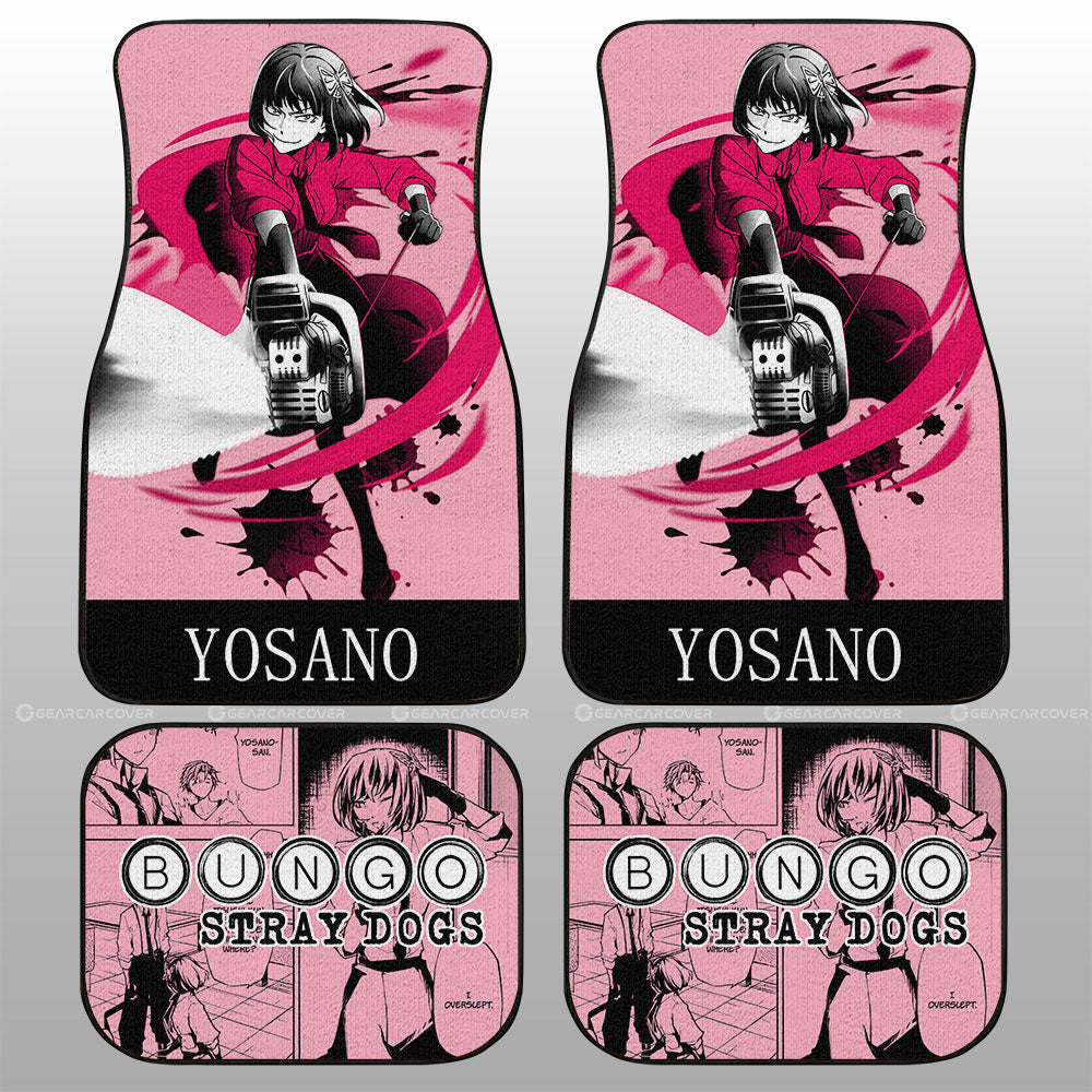 Akiko Yosano Car Floor Mats Custom Car Accessories - Gearcarcover - 4